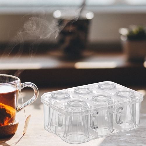 Piev Urve Çay Bardağı Su Bardağı Fincan Kupa Taşıma Koruyucu Aparat Kabı 2 Li Set