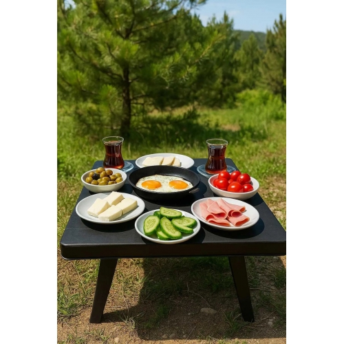 Piev Pratik Katlanır Ayaklı Bahçe Kamp Piknik Masası