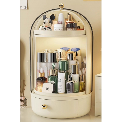 Piev House By House Süper 2 si 1 Arada Glow Vitrin ve Şeffaf Fırçalık Seti