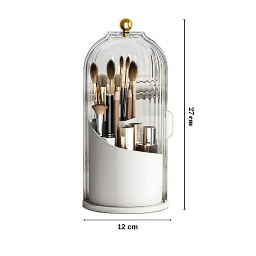 Piev House By House Süper 2 si 1 Arada Glow Vitrin ve Şeffaf Fırçalık Seti