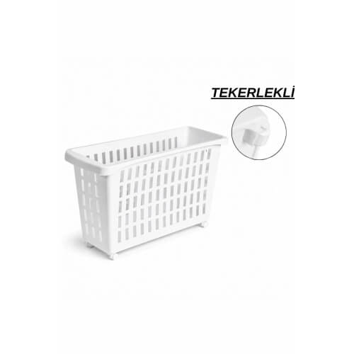 Piev Çok Fonksiyonlu Tekerlekli Dolap İçi Saklama ve Düzenleme Sepeti 2 Li