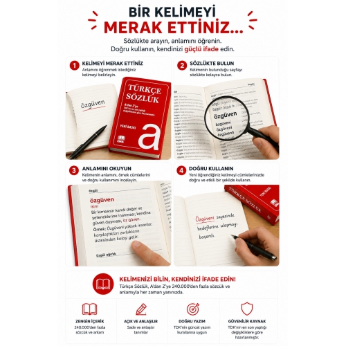 Piev Türkçe Sözlük Okul ve Sınavlar İçin Yeni Baskı