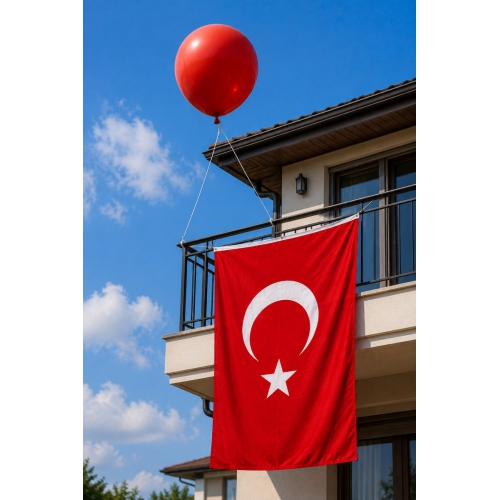 Piev Özel Günler İçin Kumaş Türk Bayrağı 120x180 Cm 