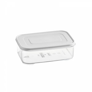 Follow Me Mono Beyaz Kapaklı Saklama Kabı 1,3 Lt