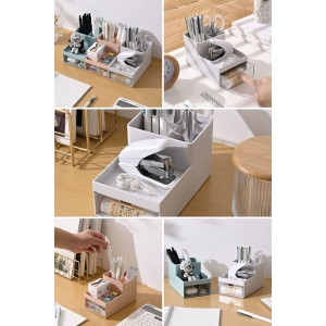 Piev Çekmeceli Bölmeli Çok Amaçlı Düzenleyici Mini Organizer