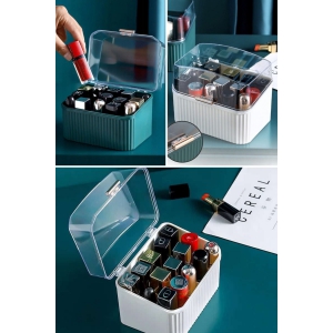 Piev House By House Kapaklı 15 Bölmeli Oje Ve Ruj Düzenleyici Organizer