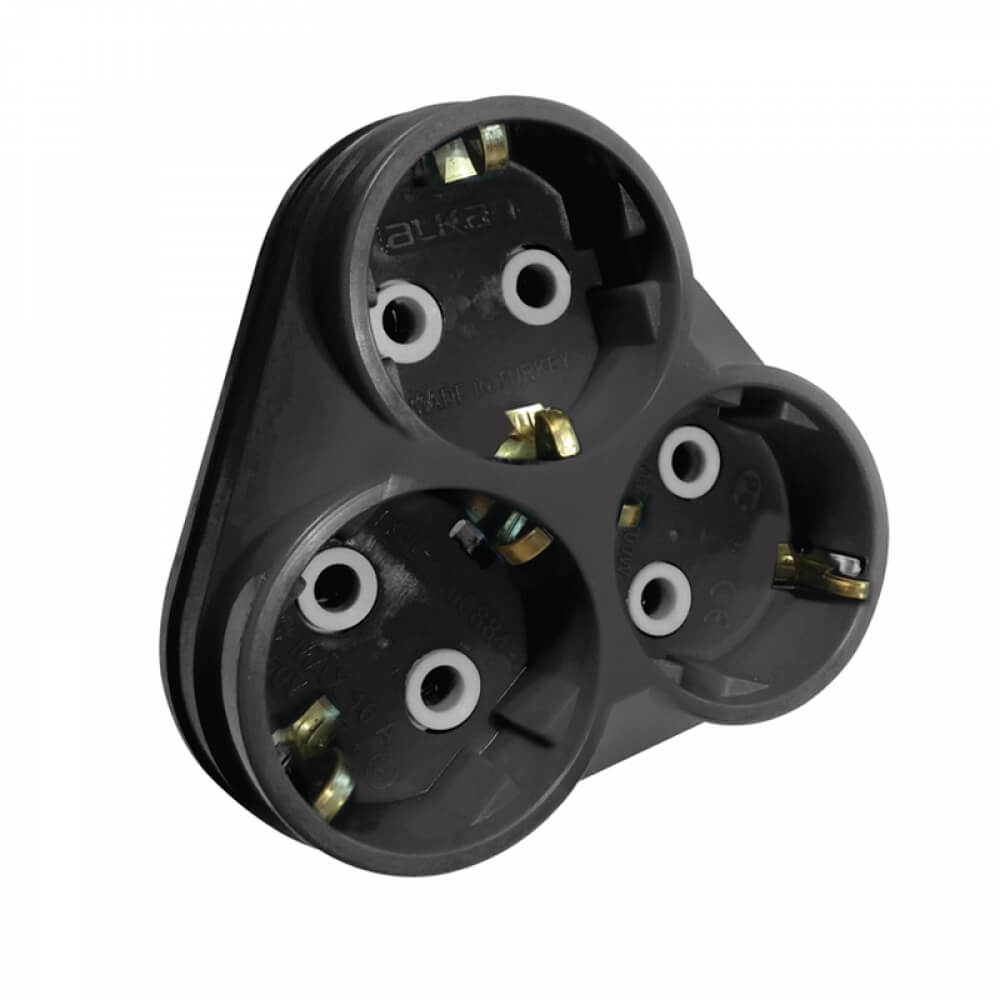 alkan uclu siyah papatya golyat priz